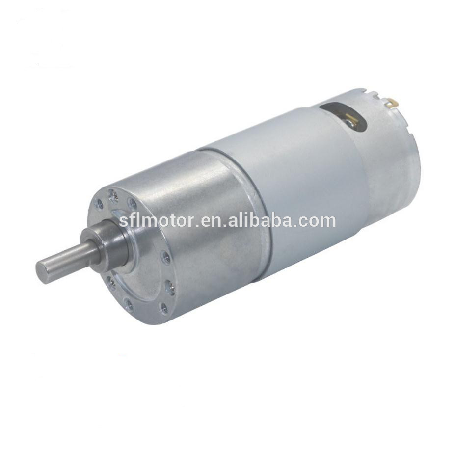 37mm low rpm speed high torque 555 550 dc electric  motor 12v with gear reduction